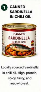 Canned Sardinella in Chili Oil